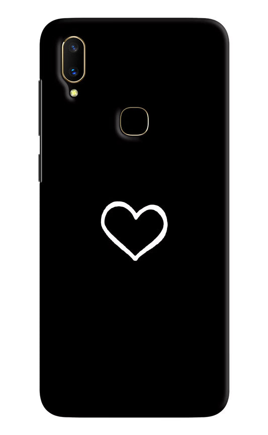 Heart Vivo V11 Hard Case Back Cover by Casekaro