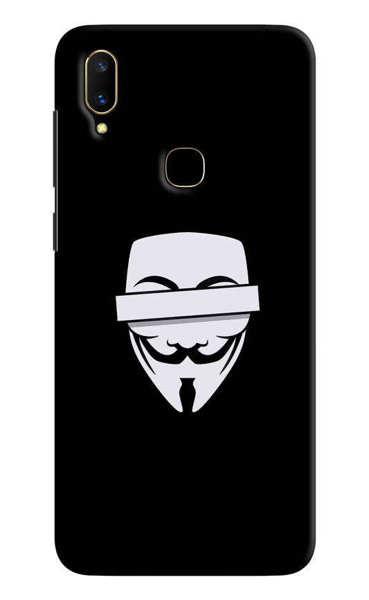 Anonymous Face Vivo V11 Hard Case Back Cover by Casekaro