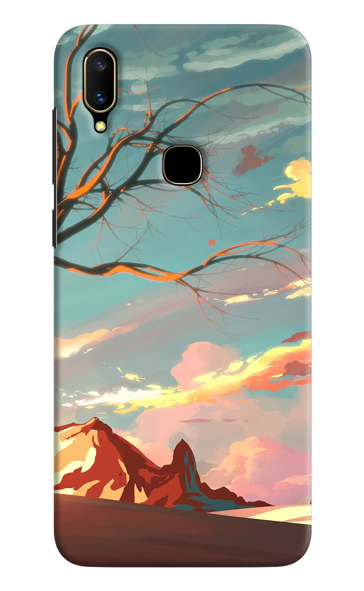 Scenery Vivo V11 Hard Case Back Cover by Casekaro