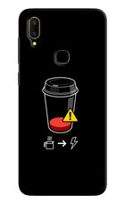 Coffee Vivo V11 Hard Case Back Cover by Casekaro