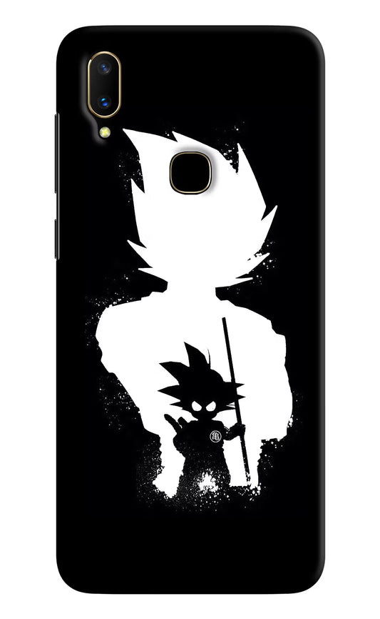 Goku Shadow Vivo V11 Hard Case Back Cover by Casekaro