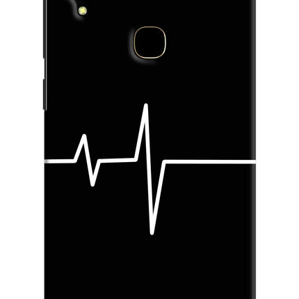 Heart Beats Vivo V11 Hard Case Back Cover by Casekaro