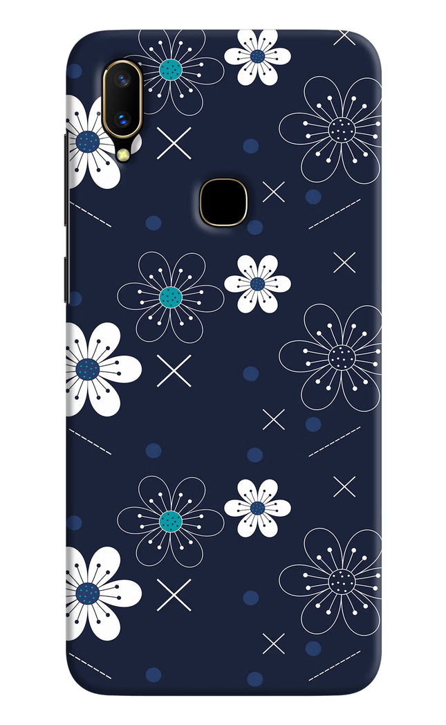 Flowers Vivo V11 Hard Case Back Cover by Casekaro