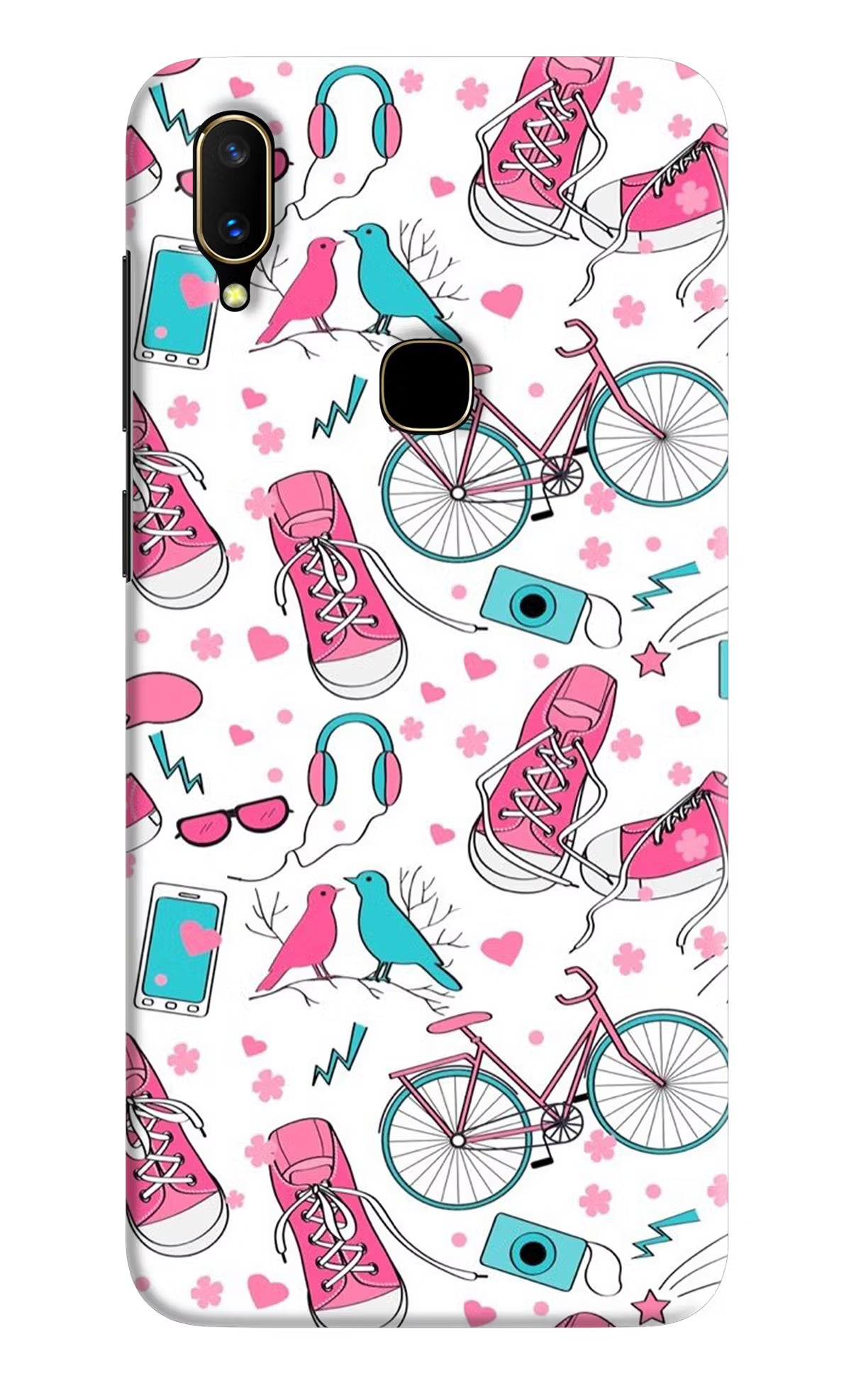 Artwork Vivo V11 Hard Case Back Cover by Casekaro