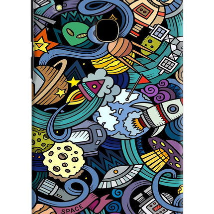 Space Abstract Vivo V11 Hard Case Back Cover by Casekaro