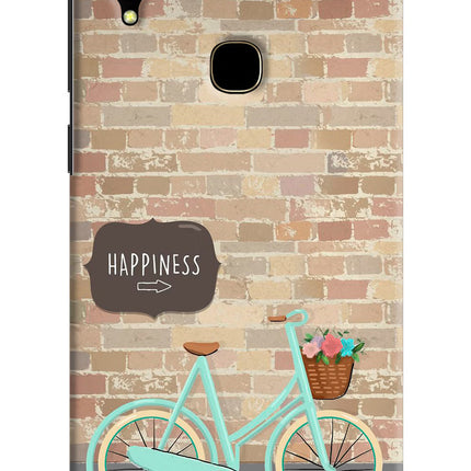 Happiness Artwork Vivo V11 Hard Case Back Cover by Casekaro