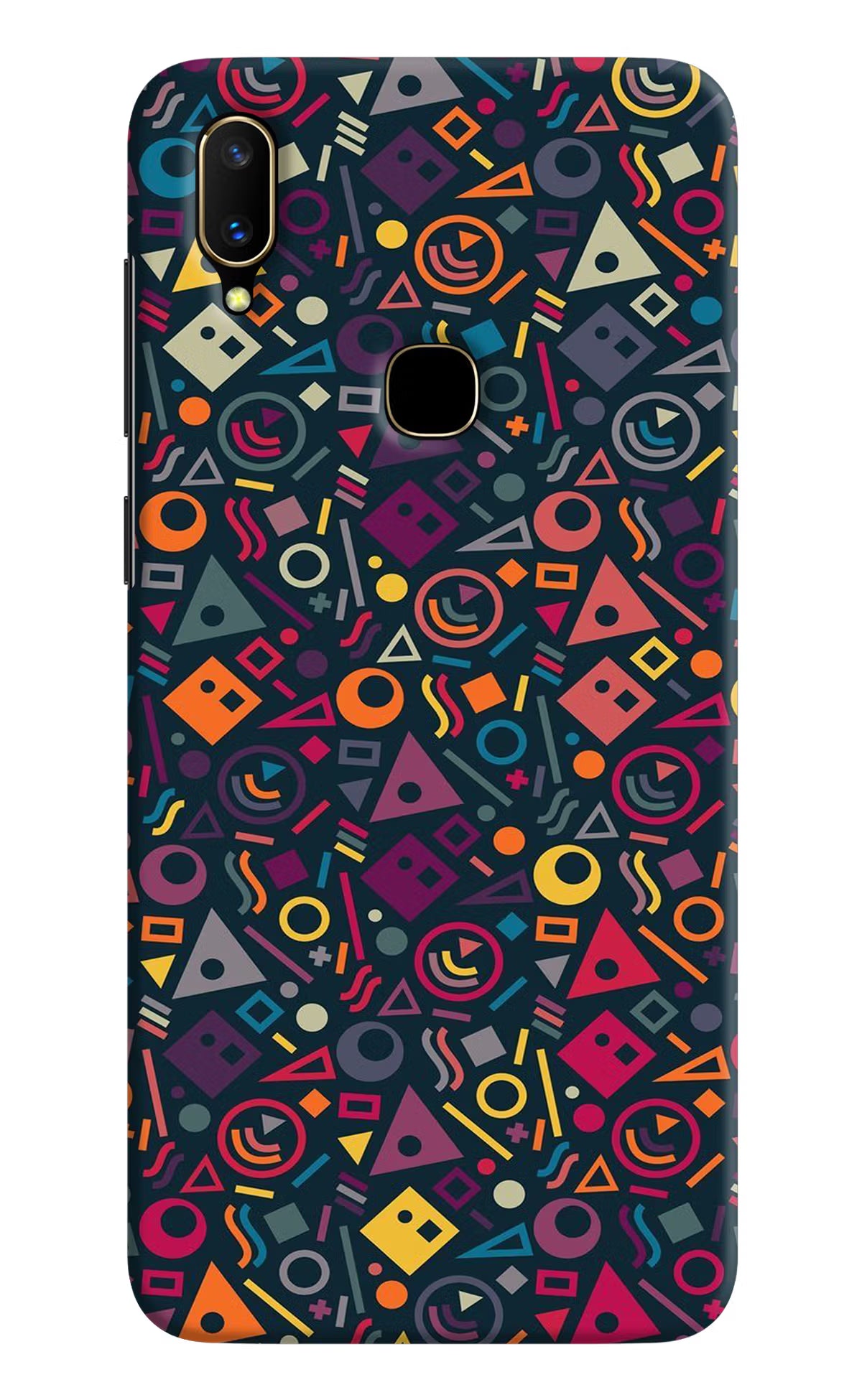 Geometric Abstract Vivo V11 Hard Case Back Cover by Casekaro