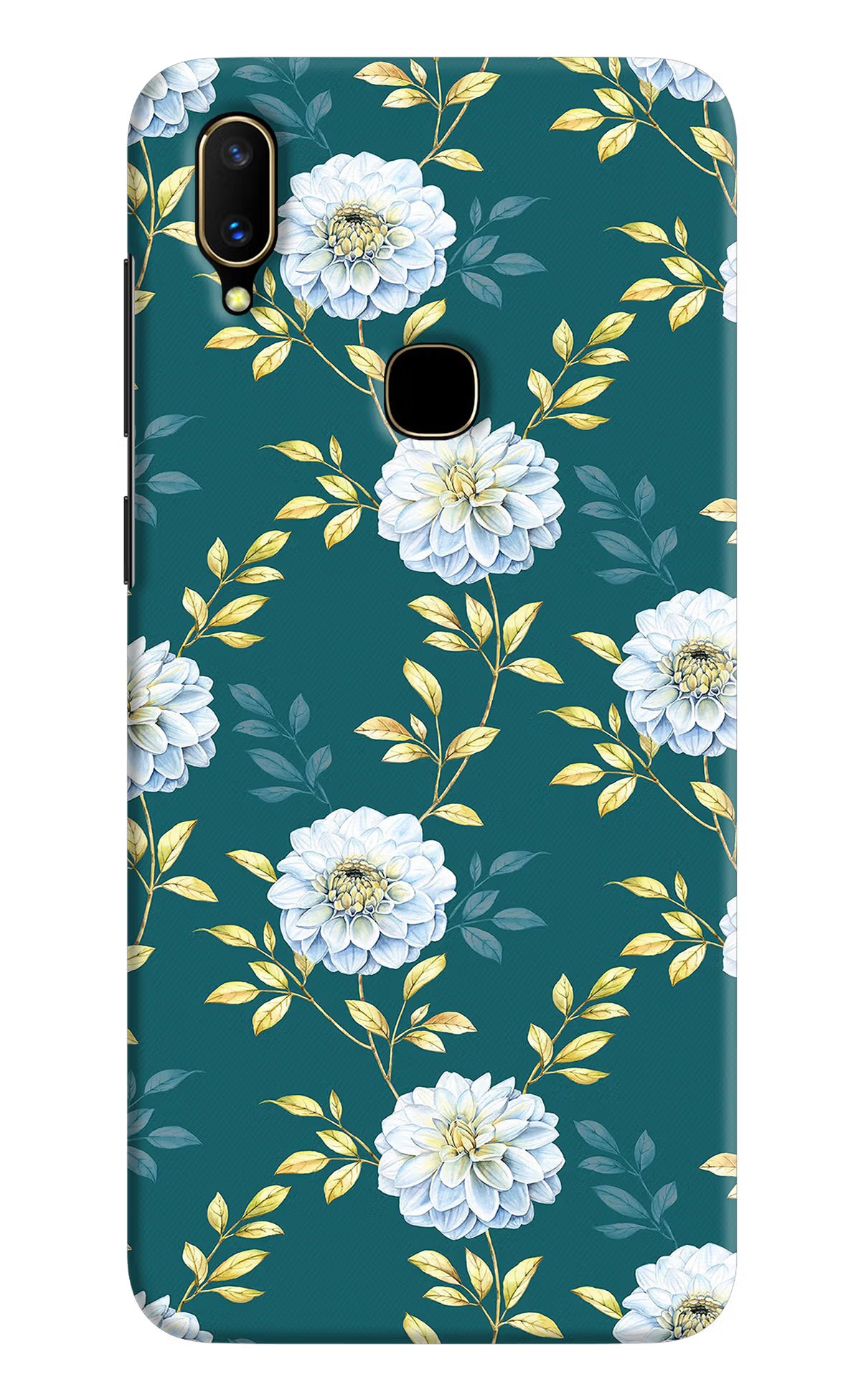 Flowers Vivo V11 Hard Case Back Cover by Casekaro
