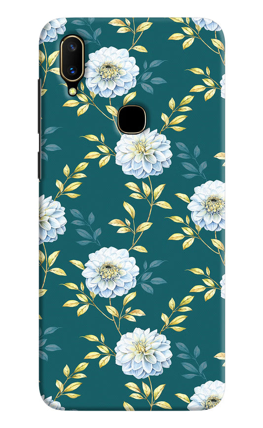 Flowers Vivo V11 Hard Case Back Cover by Casekaro