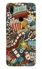 Cinema Abstract Vivo V11 Hard Case Back Cover by Casekaro