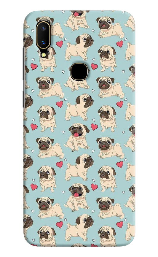 Pug Dog Vivo V11 Hard Case Back Cover by Casekaro