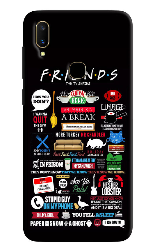 FRIENDS Vivo V11 Hard Case Back Cover by Casekaro
