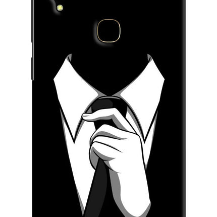 Black Tie Vivo V11 Hard Case Back Cover by Casekaro
