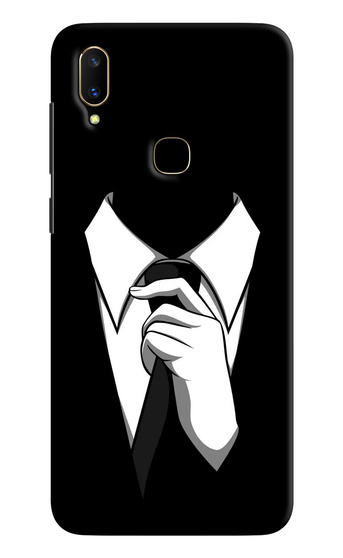 Black Tie Vivo V11 Hard Case Back Cover by Casekaro
