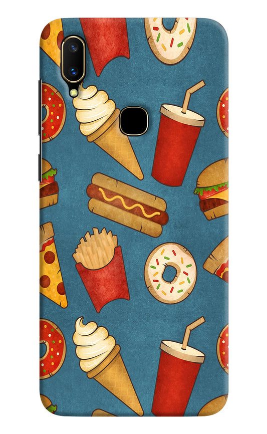 Foodie Vivo V11 Hard Case Back Cover by Casekaro