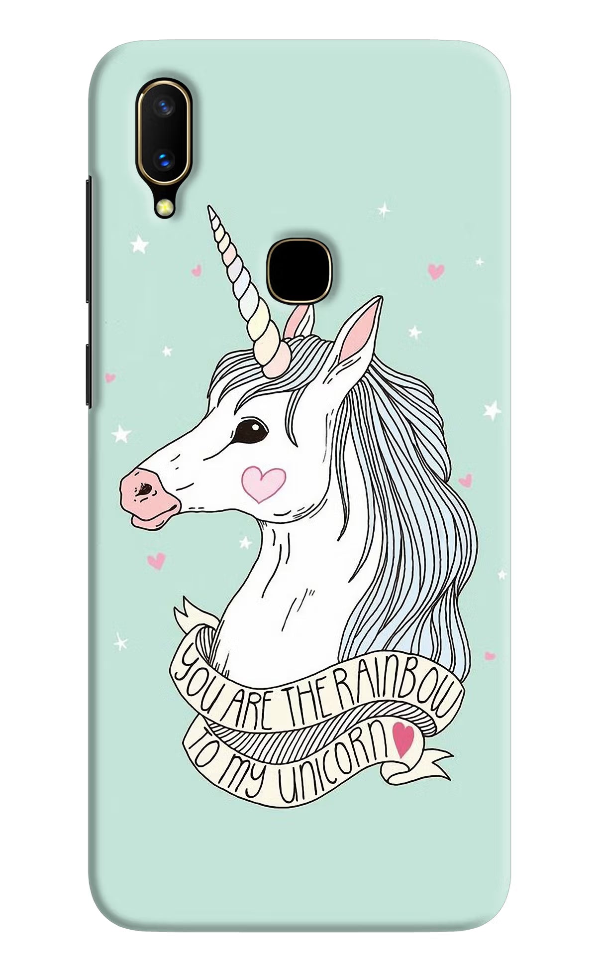 Unicorn Wallpaper Vivo V11 Hard Case Back Cover by Casekaro