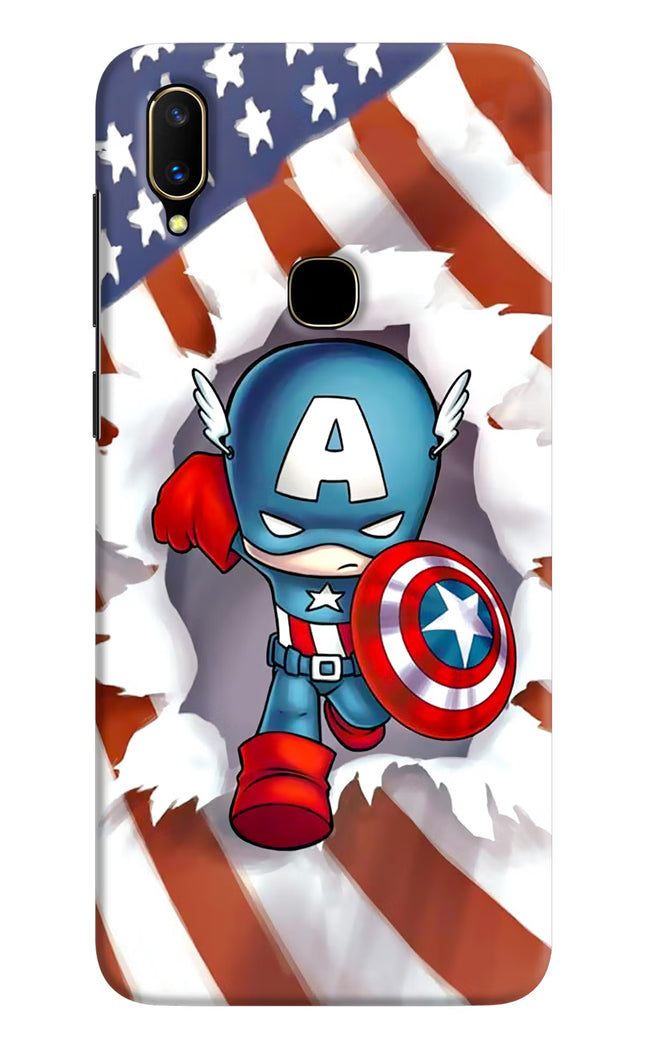 Captain America Vivo V11 Hard Case Back Cover by Casekaro