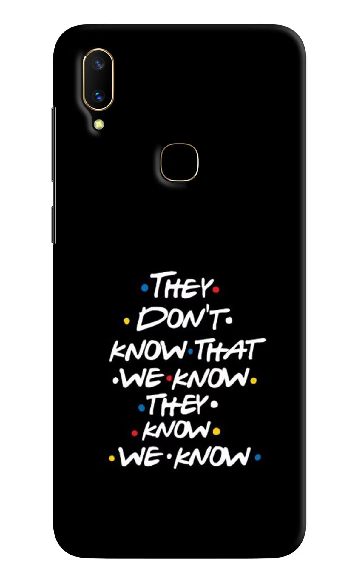 FRIENDS Dialogue Vivo V11 Hard Case Back Cover by Casekaro