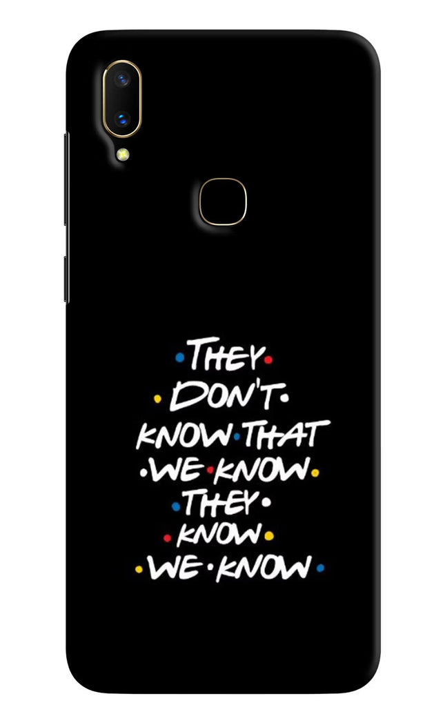 FRIENDS Dialogue Vivo V11 Hard Case Back Cover by Casekaro
