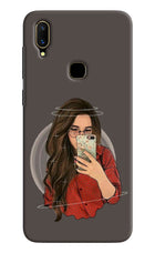 Selfie Queen Vivo V11 Hard Case Back Cover by Casekaro