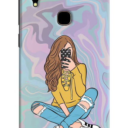 Selfie Girl Vivo V11 Hard Case Back Cover by Casekaro