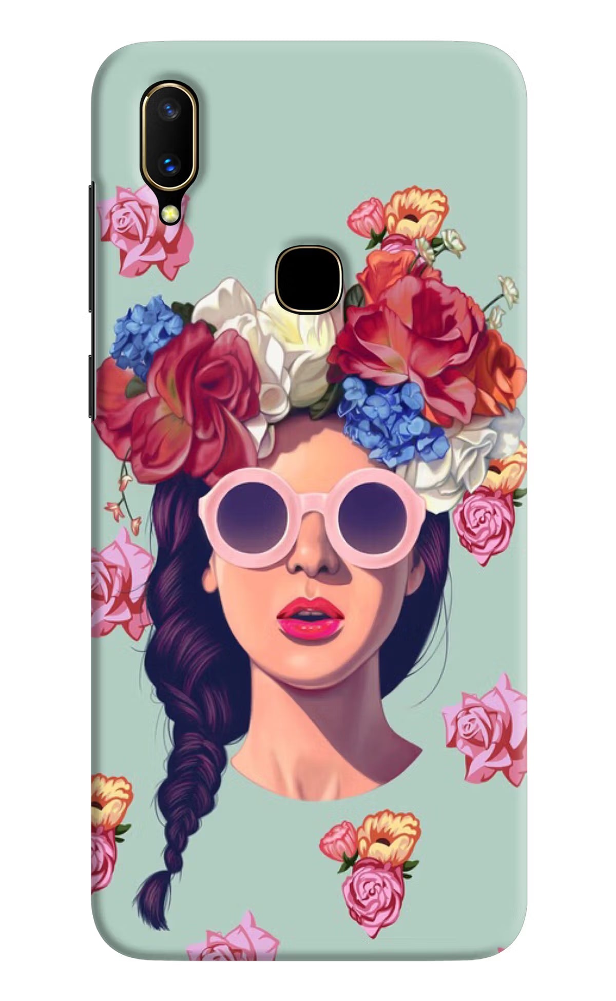 Pretty Girl Vivo V11 Hard Case Back Cover by Casekaro