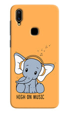 High On Music Vivo V11 Hard Case Back Cover by Casekaro