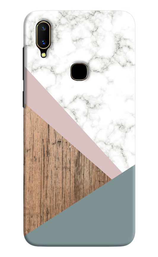 Marble wood Abstract Vivo V11 Hard Case Back Cover by Casekaro