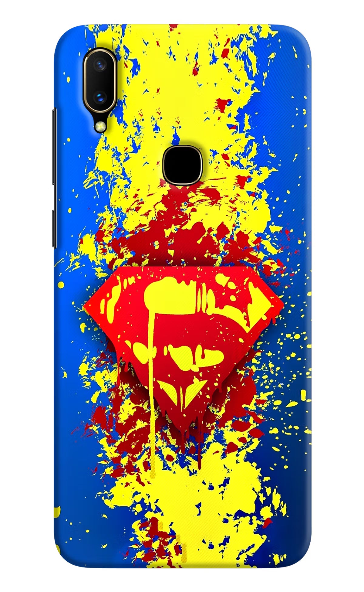 Superman logo Vivo V11 Hard Case Back Cover by Casekaro
