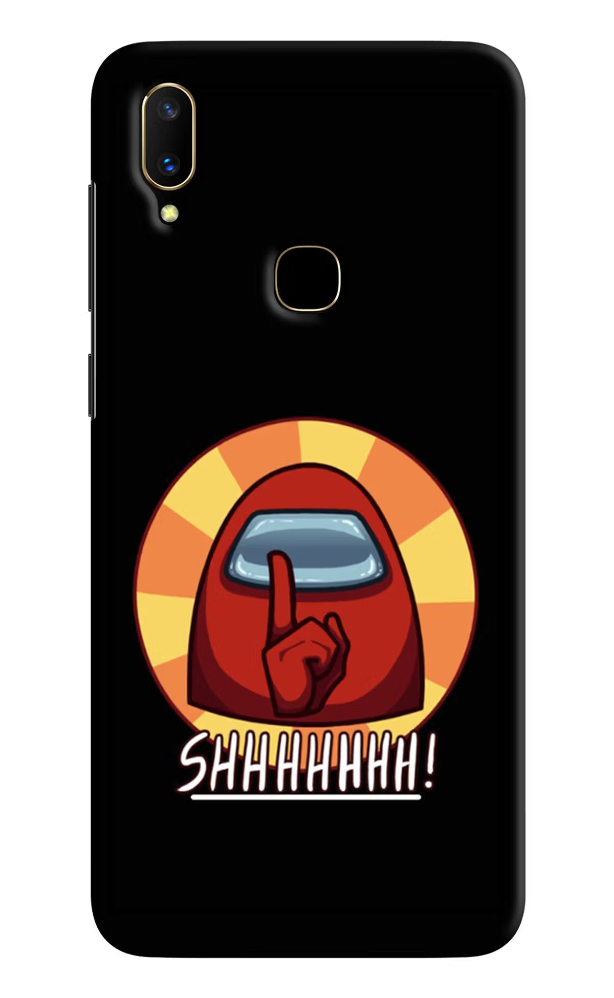 Among Us Shhh! Vivo V11 Hard Case Back Cover by Casekaro