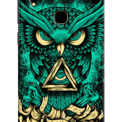 Green Owl Vivo V11 Hard Case Back Cover by Casekaro