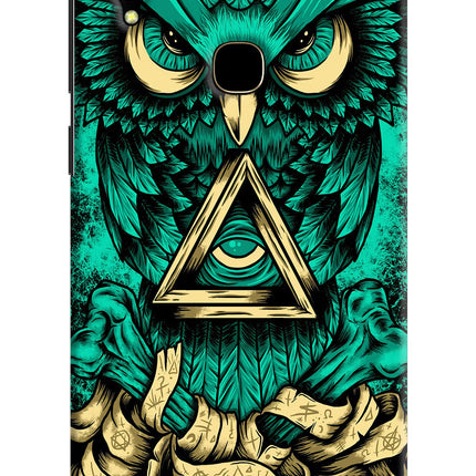 Green Owl Vivo V11 Hard Case Back Cover by Casekaro