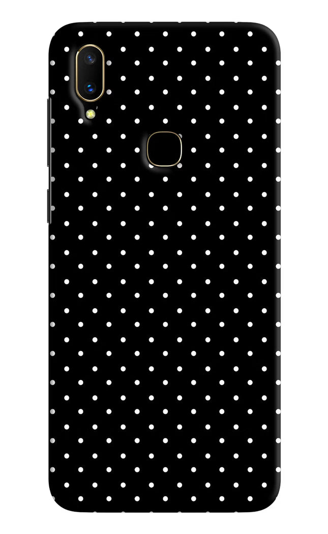 White Dots Vivo V11 Hard Case Back Cover by Casekaro
