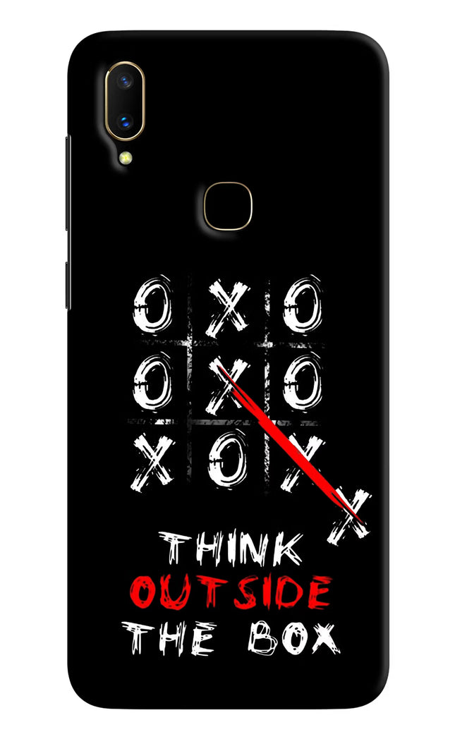 Think out of the BOX Vivo V11 Hard Case Back Cover by Casekaro