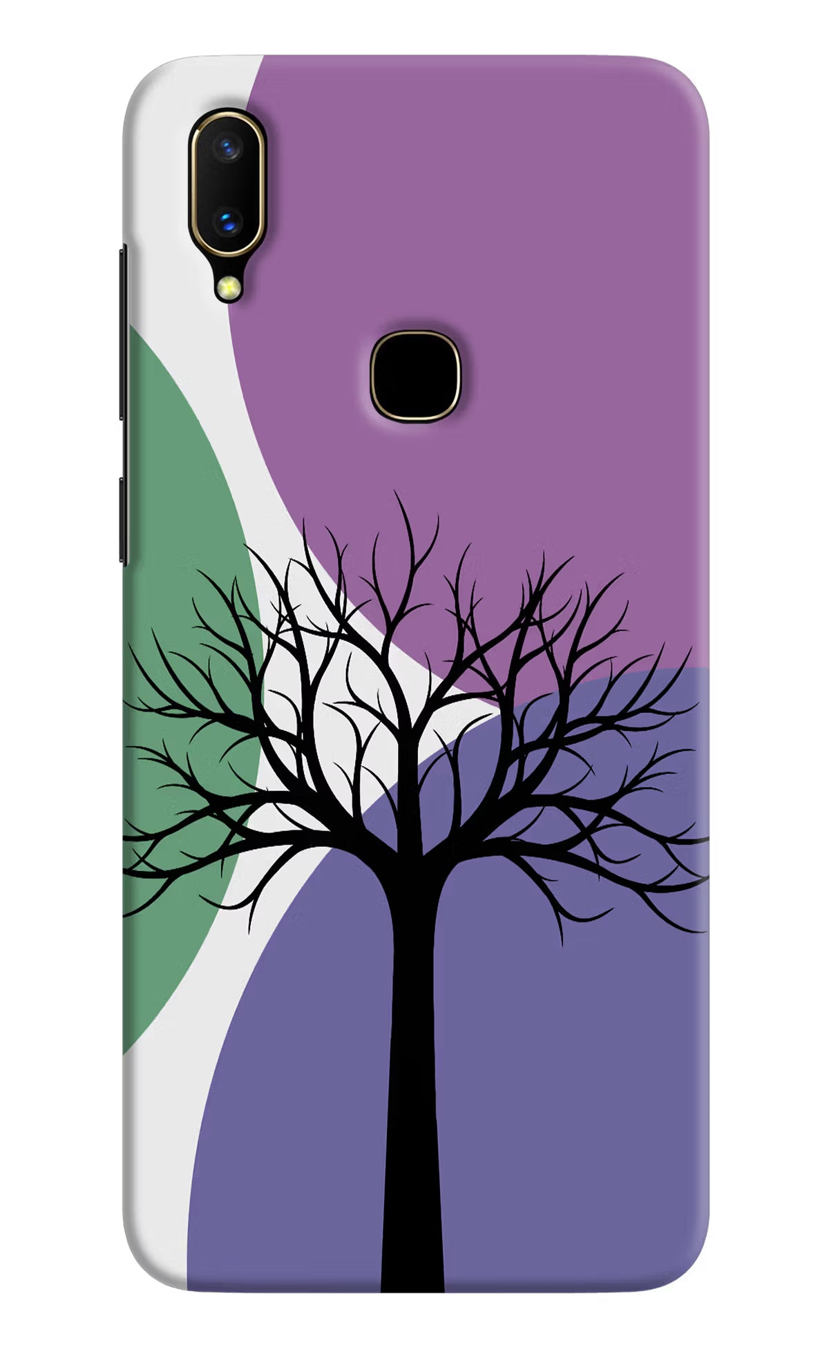 Tree Art Vivo V11 Hard Case Back Cover by Casekaro