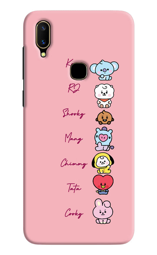 BTS names Vivo V11 Hard Case Back Cover by Casekaro