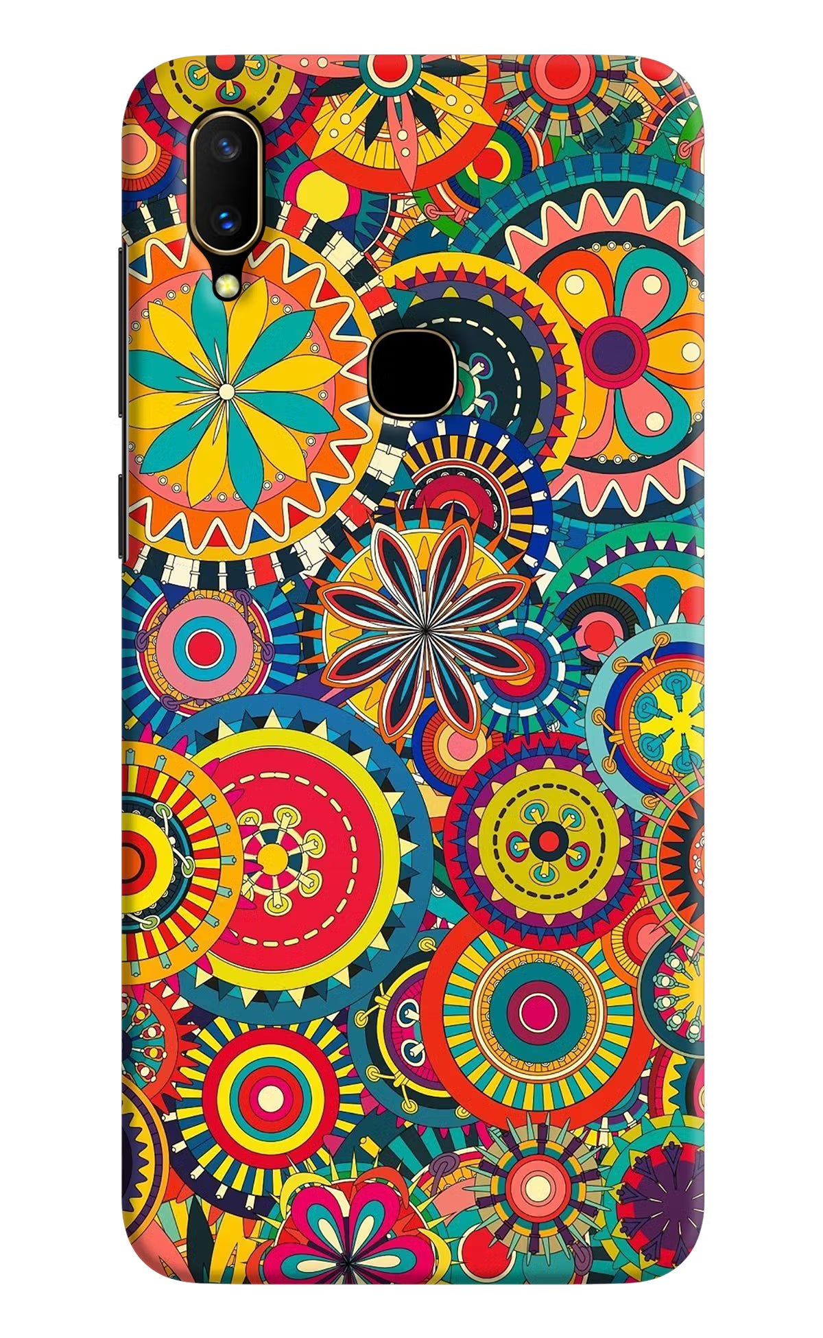 Gol Gol Art Vivo V11 Hard Case Back Cover by Casekaro