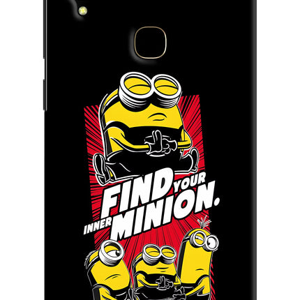 Find your inner Minion Vivo V11 Hard Case Back Cover by Casekaro