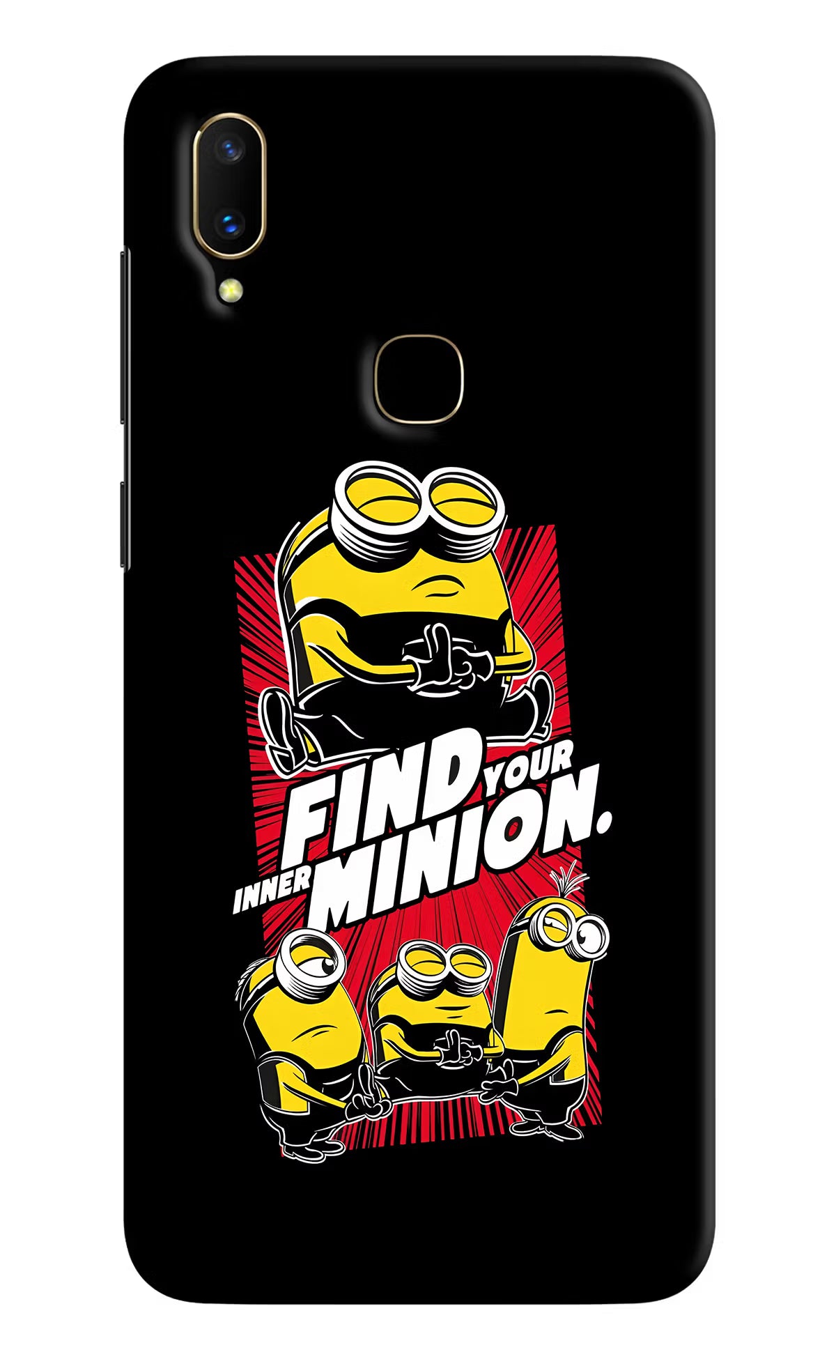 Find your inner Minion Vivo V11 Hard Case Back Cover by Casekaro