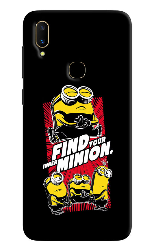 Find your inner Minion Vivo V11 Hard Case Back Cover by Casekaro