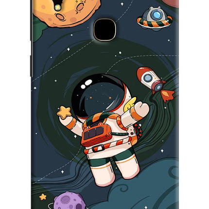 Cartoon Astronaut Vivo V11 Hard Case Back Cover by Casekaro