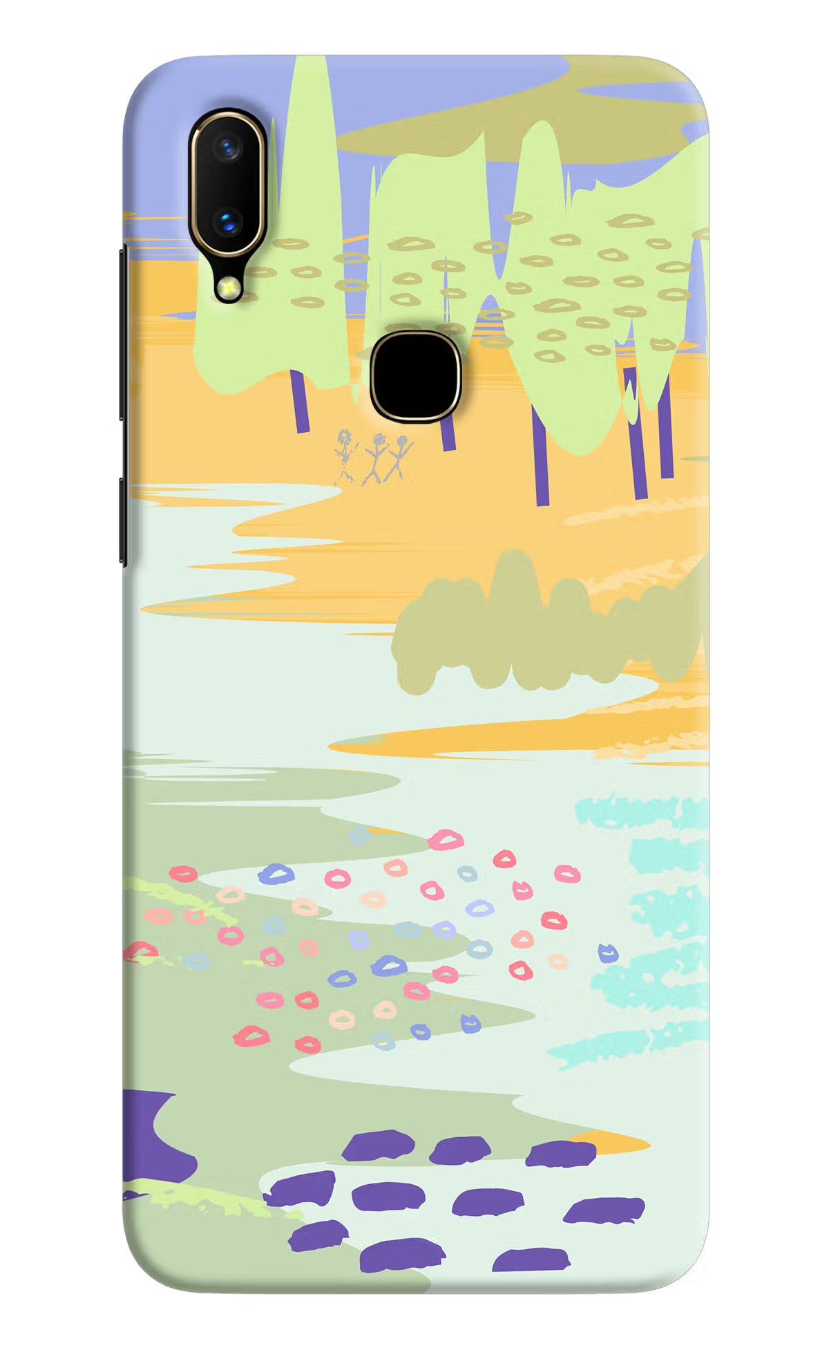Scenery Vivo V11 Hard Case Back Cover by Casekaro
