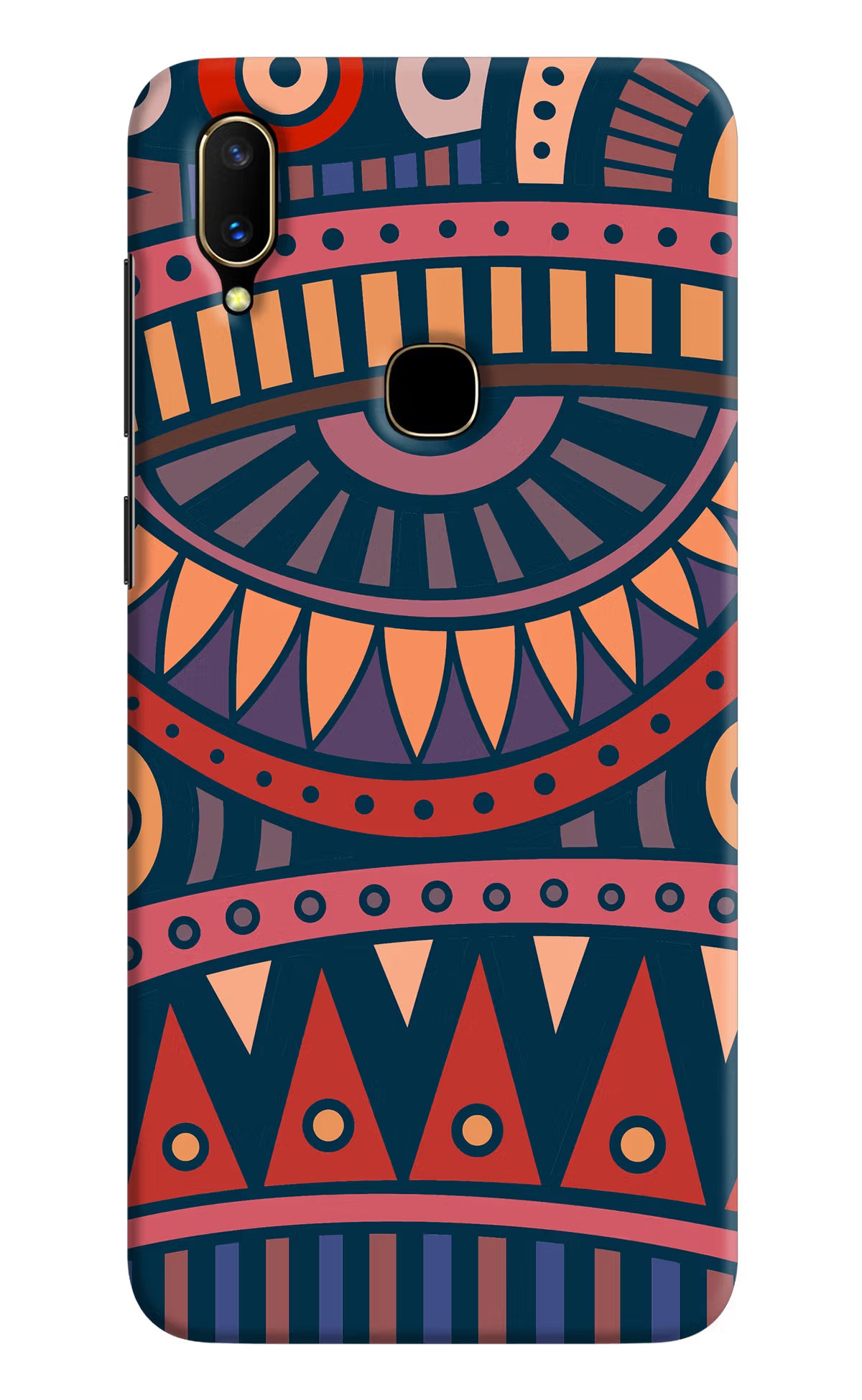 African Culture Design Vivo V11 Hard Case Back Cover by Casekaro