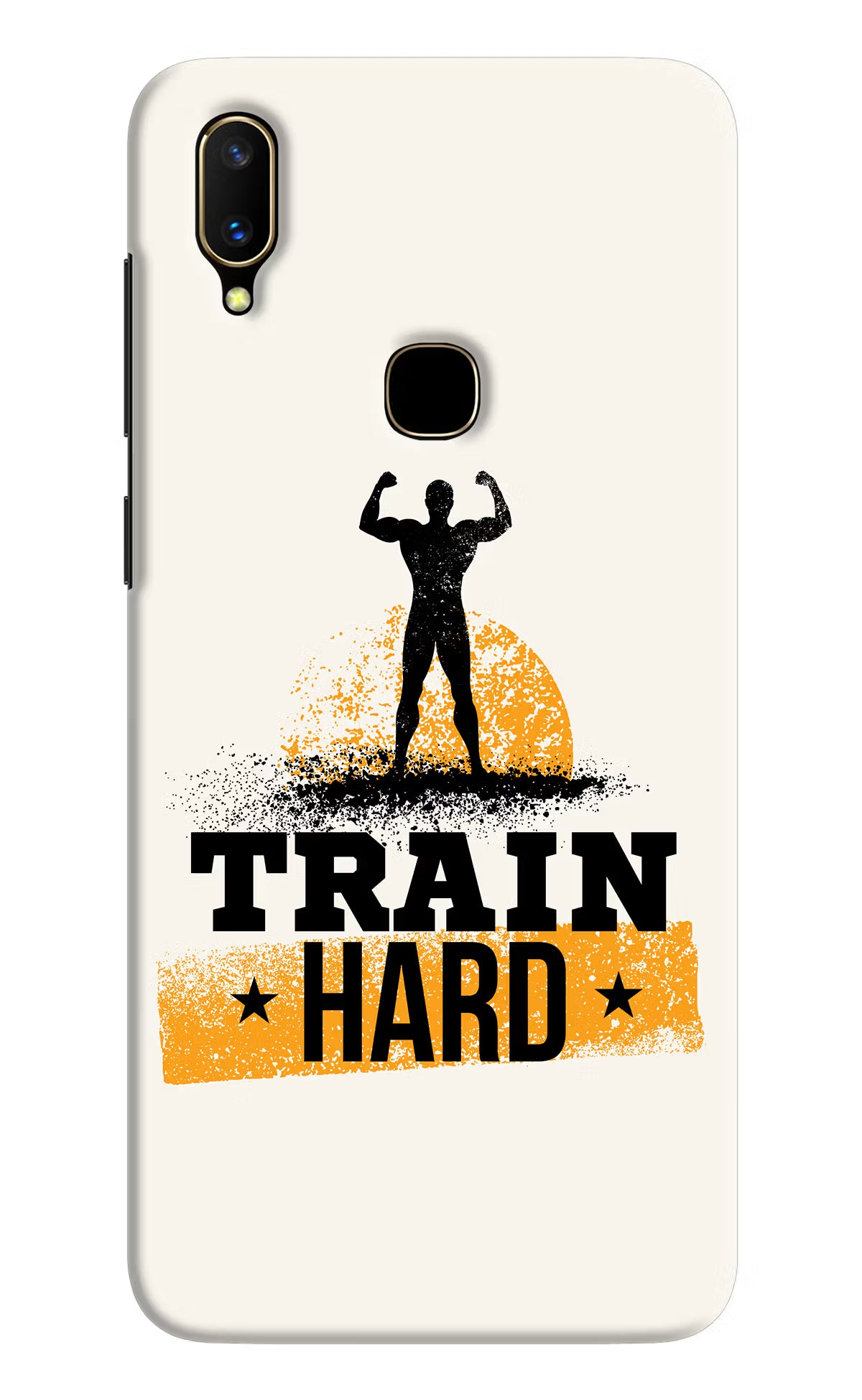 Train Hard Vivo V11 Hard Case Back Cover by Casekaro
