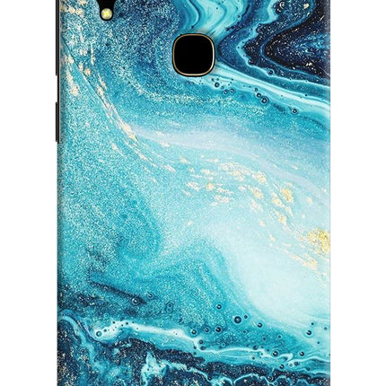 Blue Glitter Marble Vivo V11 Hard Case Back Cover by Casekaro