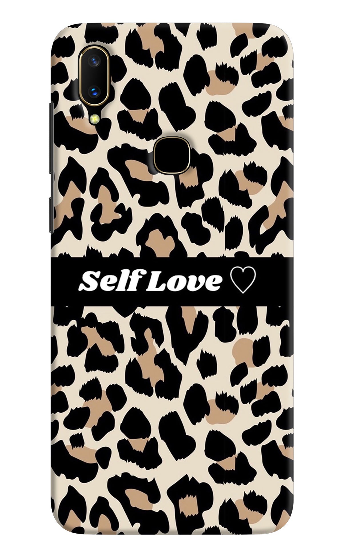 Leopard Print Self Love Vivo V11 Back Cover