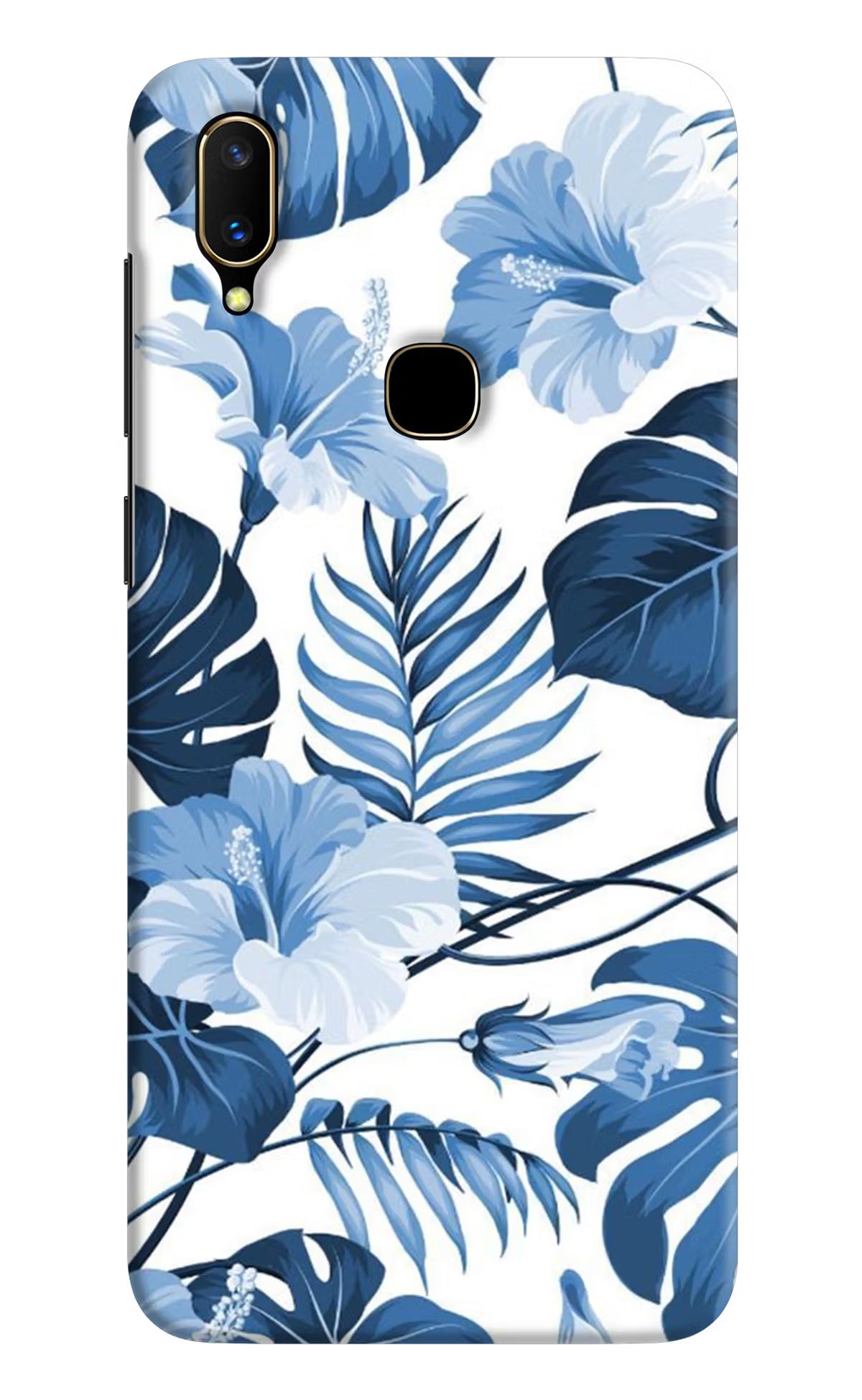 Fabric Art Vivo V11 Hard Case Back Cover by Casekaro