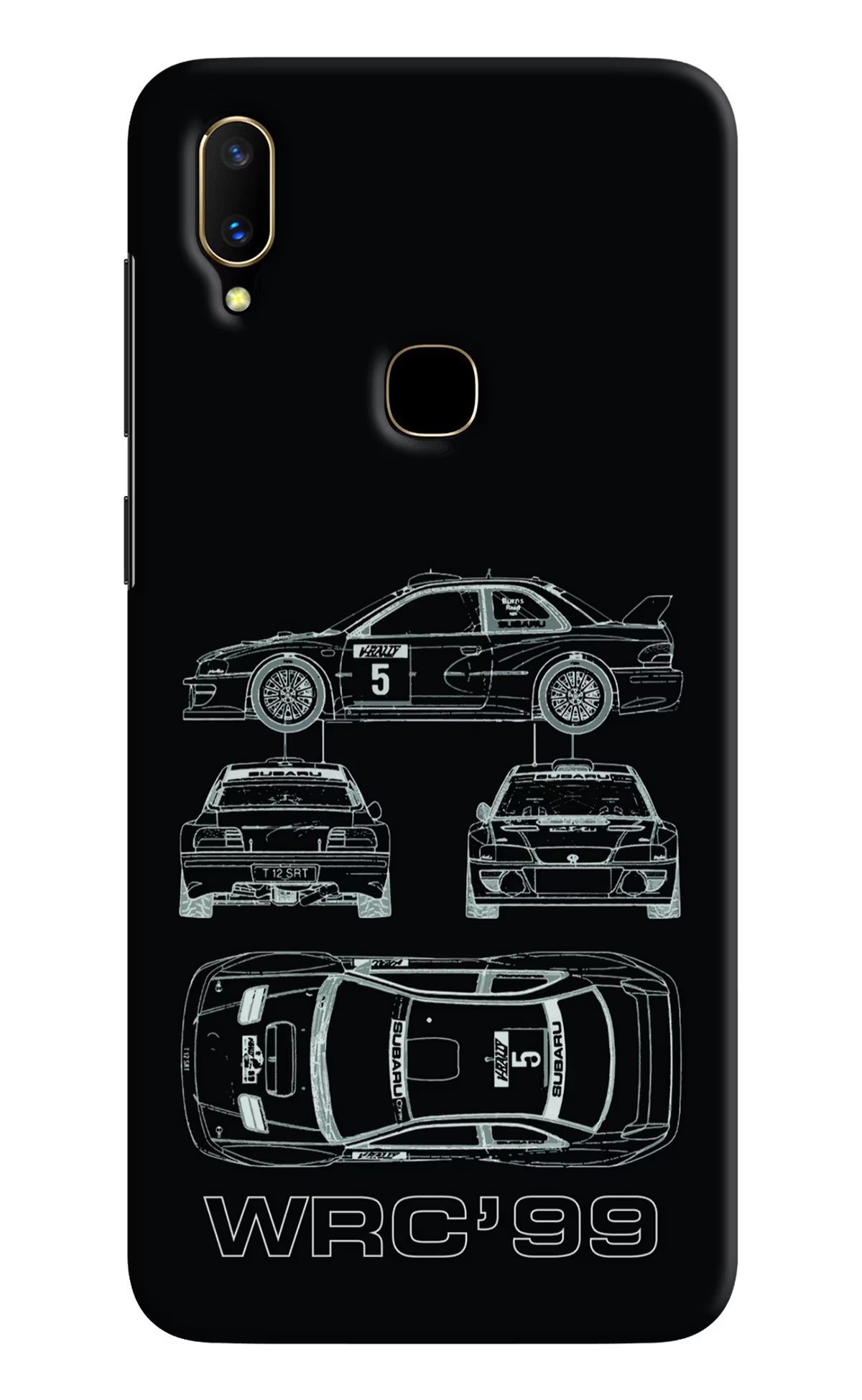 WRC'99 Vivo V11 Hard Case Back Cover by Casekaro