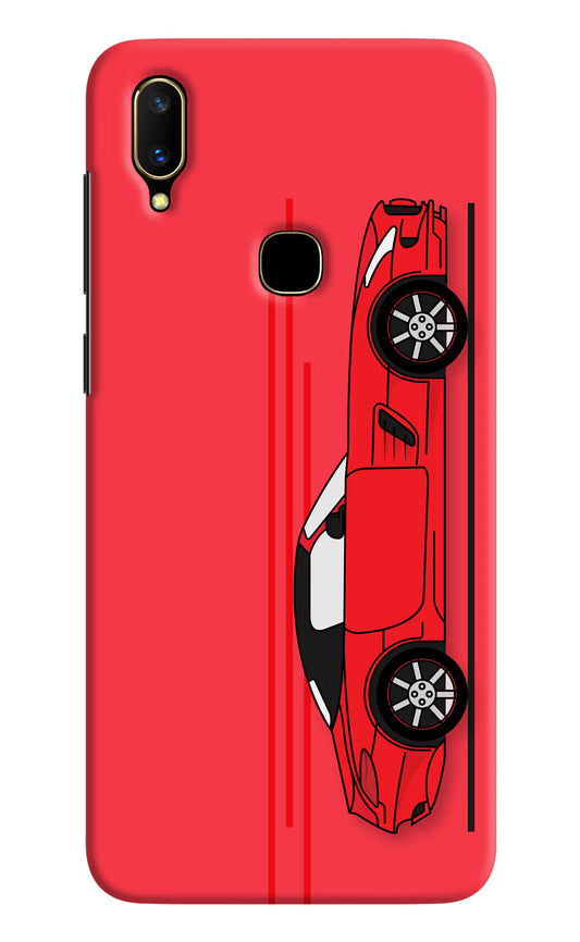 Red Velocity Vivo V11 Hard Case Back Cover by Casekaro