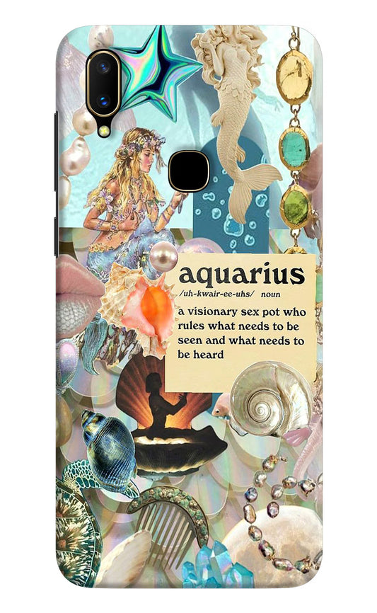 Aquarius Zodiac Vivo V11 Hard Case Back Cover by Casekaro